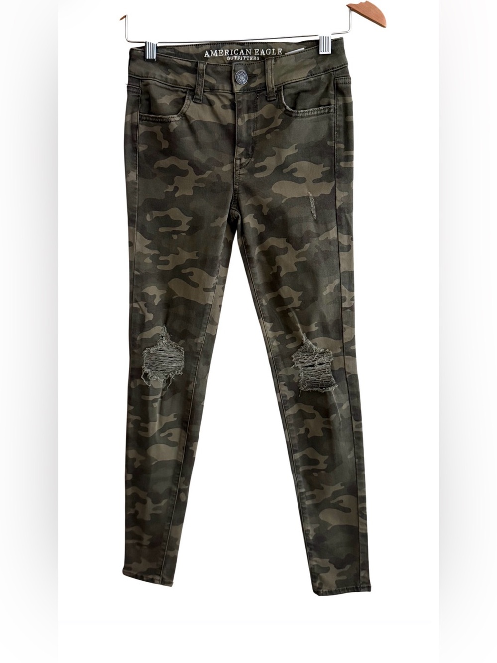 American Eagle Outfitters Super Stretch X Camo Skinny Jegging Jeans